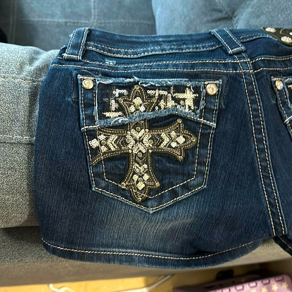 Authentic miss me Jean short stretch 30